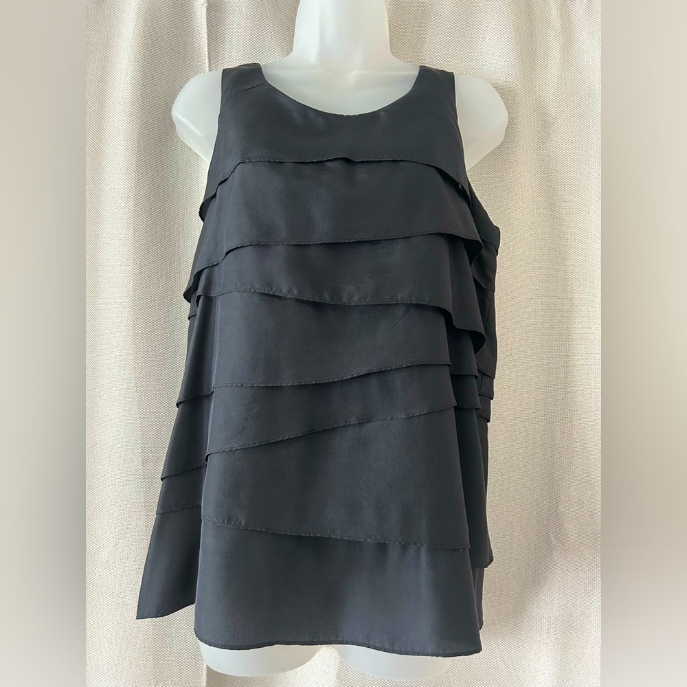 Silk layered blouse